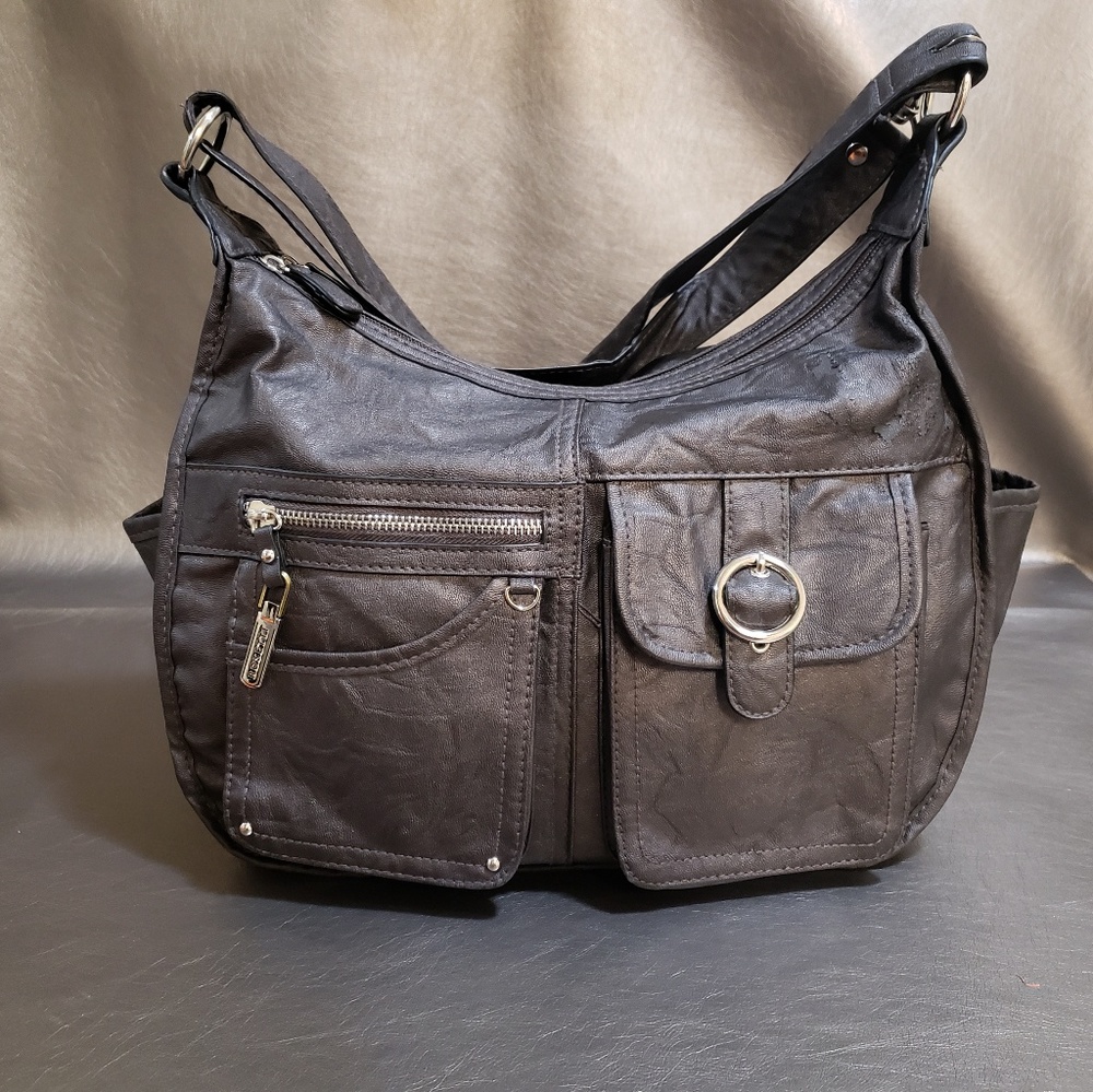 Rosetti Riveting Seams Satchel